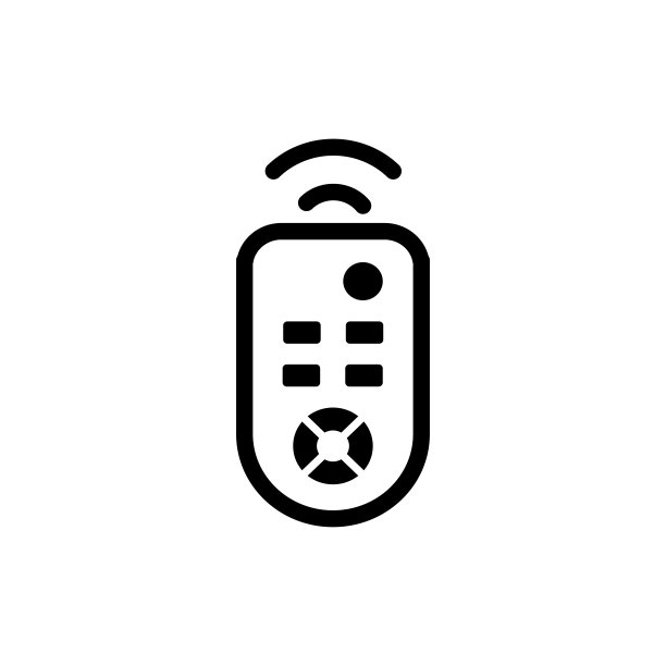 远程图标标志插图设计图片下载