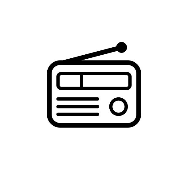 无线电图标logo设计图片下载