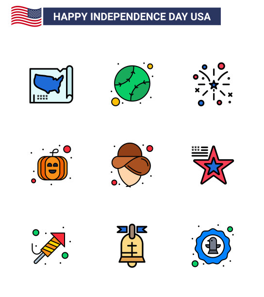 股票图标包装美国第9天线标志和图片下载