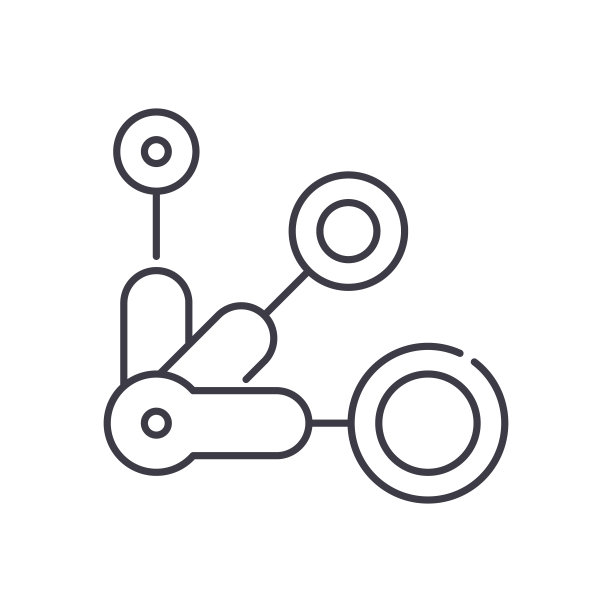 厨房测量勺子图标，线性孤立的插图，细线矢量，网页设计标志，轮廓概念符号与可编辑的笔画在白色的背景。图片下载