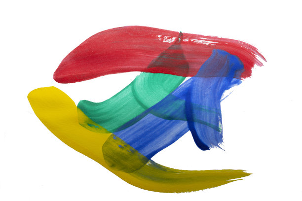 水彩手绘在白色的背景图片下载