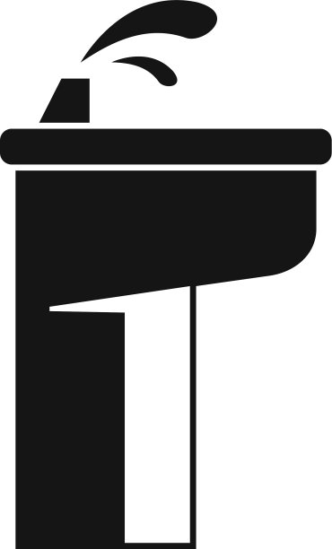 饮柱图标简约风格图片下载