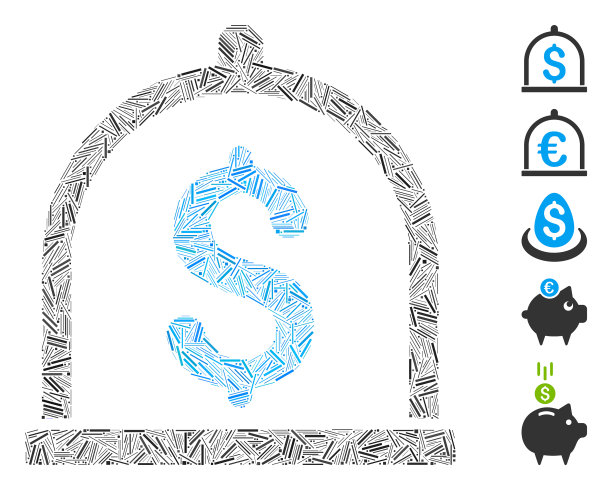 Dash马赛克美元存款图标图片下载