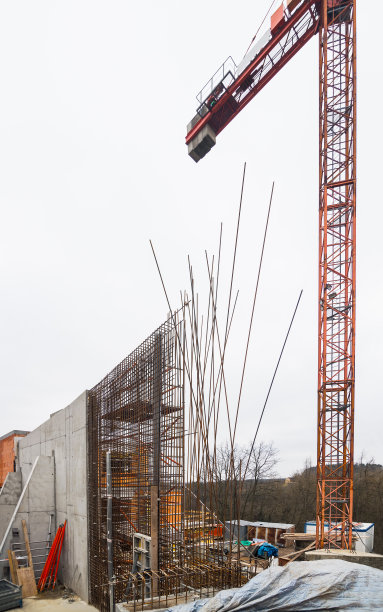 钢筋混凝土扶壁挡土墙的施工。钢筋图片下载