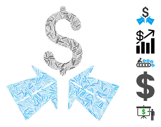 线条马赛克成功之路图标图片下载