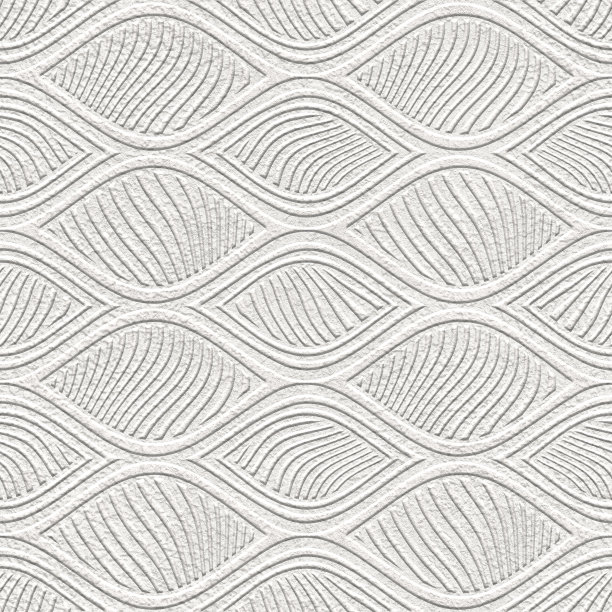 石膏墙无缝纹理波浪和条纹图案，浮雕纹理，墙模板，3d插图图片下载