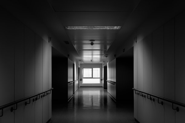 空的医院走廊图片下载