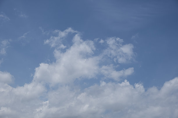 蓝天和云的全帧图像，抽象的背景图片下载