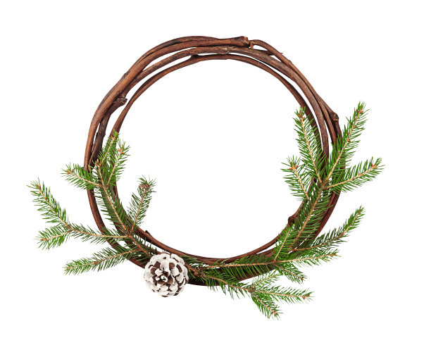 创造性的圣诞帧。图片下载