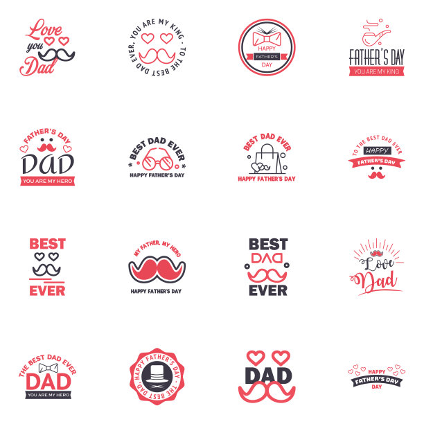 父亲节感谢短信横幅16快乐图片下载