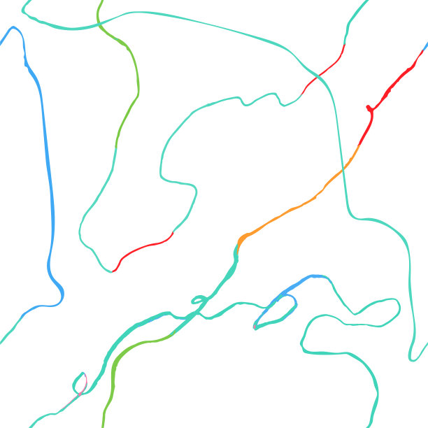 无缝模式与手绘抽象线条，涂鸦图片下载