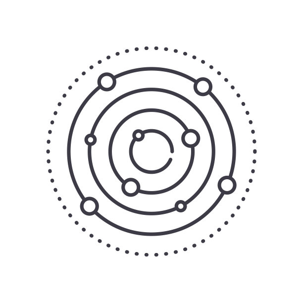 数据中心图像图标，线性孤立的插图，细线矢量，网页设计标志，轮廓概念符号与可编辑的笔画在白色的背景。图片下载