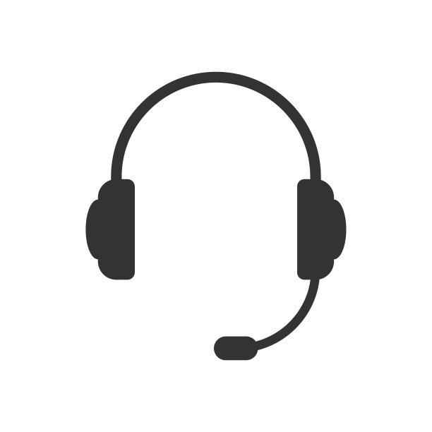 耳机麦克风矢量图标。耳机的象征。耳机的信号。音量和音频标志。广播和播客剪影艺术。孤立在白色背景上。图片下载