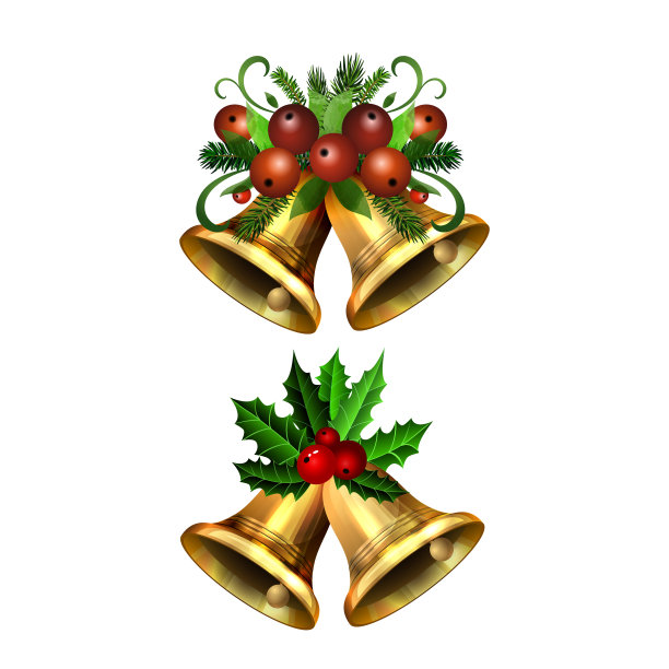 圣诞冬青早午餐装饰向量图片下载