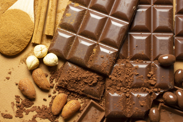 巧克力牛奶。工作室拍摄。背景,纹理图片下载