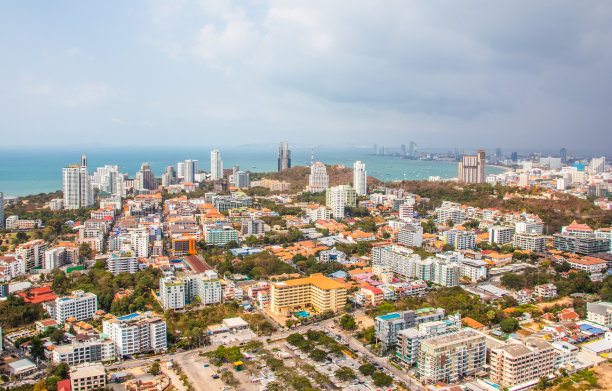 欣赏芭堤雅的城市风光图片下载