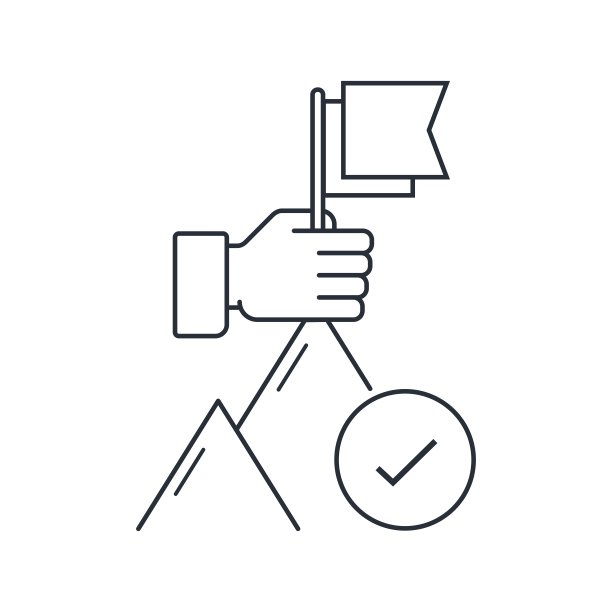 完成任务的概念。事业和生活中的成功活动。图片下载