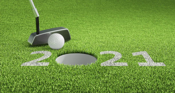 高尔夫动机- 2021数字草地背景图片下载