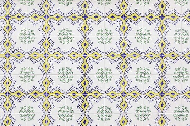 墙上的瓷砖是典型的里斯本风格图片下载