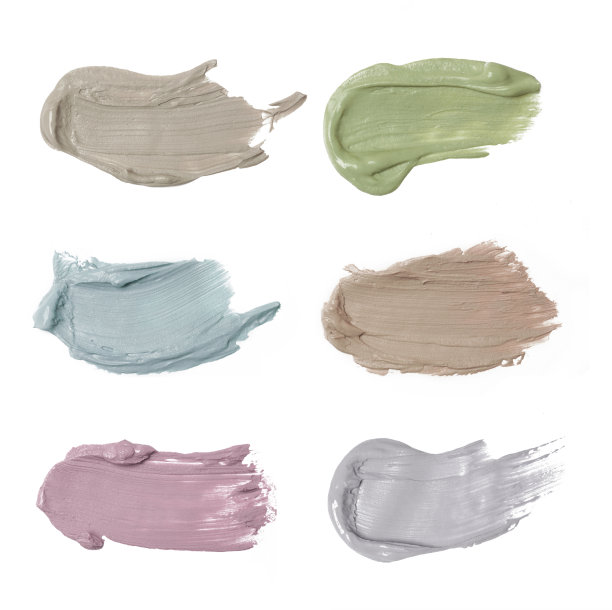 一套化妆品或化妆品样品孤立在白色背景图片下载