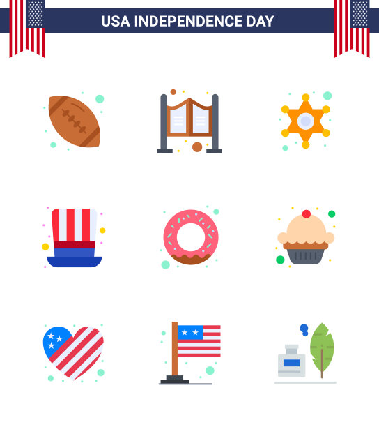 可编辑行装美国天9简单平的图片下载