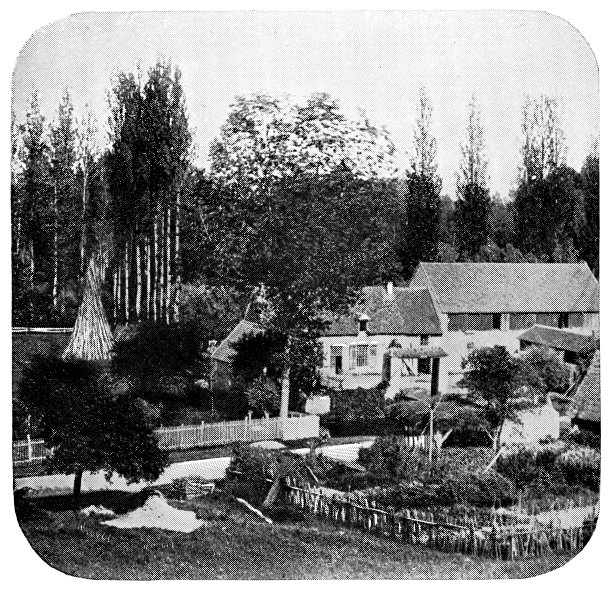 法国乡村的农舍- 19世纪图片下载