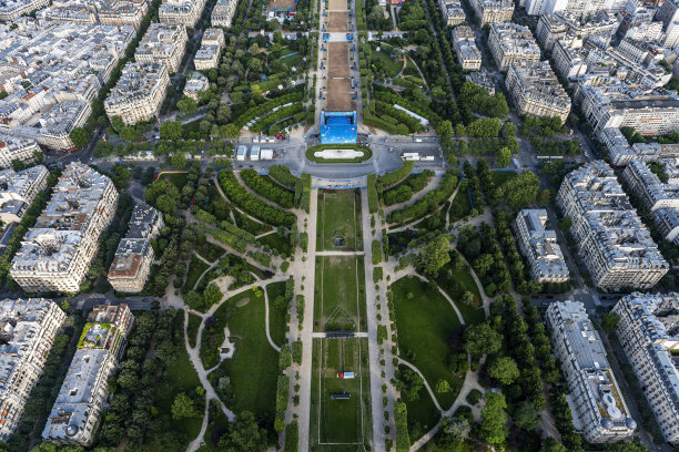 鸟瞰战神广场图片下载
