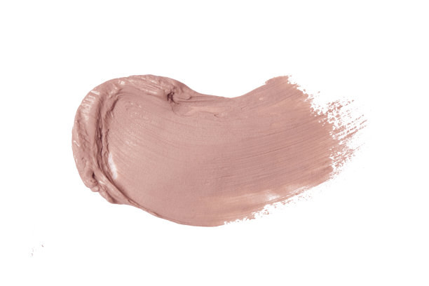 涂在白色上的米色化妆品或化妆品图片下载