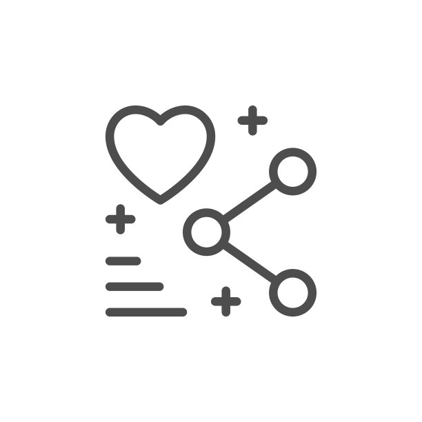 社交网络线性轮廓图标图片下载