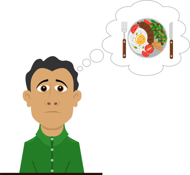一个梦想食物和午餐休息的人图片下载