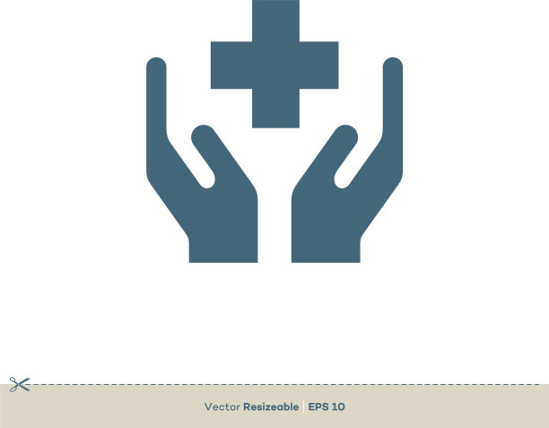 医疗保健图标标识模板设计eps 10图片下载