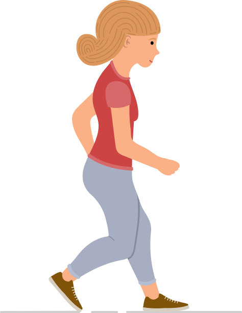 年轻女子慢跑图片下载
