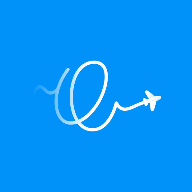 用Q字母标识飞机和航空公司图片下载