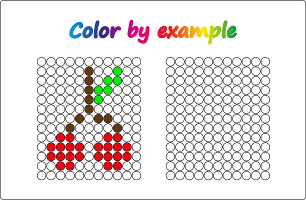 学龄前的苹果拼图游戏图片下载