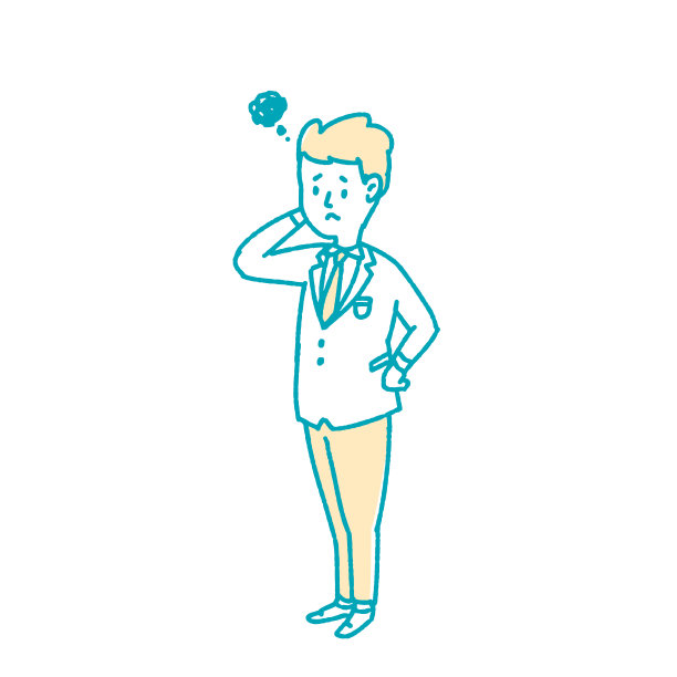 一个表情不安的商人图片下载