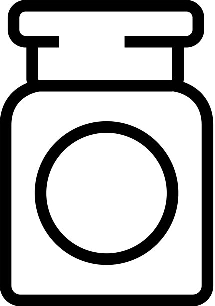 卸妆美容容器图标图片下载