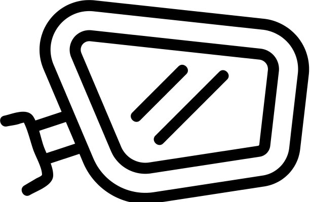 车镜图标轮廓图片下载