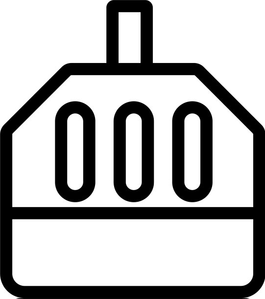 运输动物笼图标轮廓图片下载