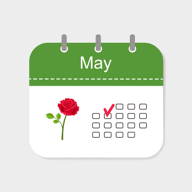 日历图标可以与图案隔离在白色上图片下载