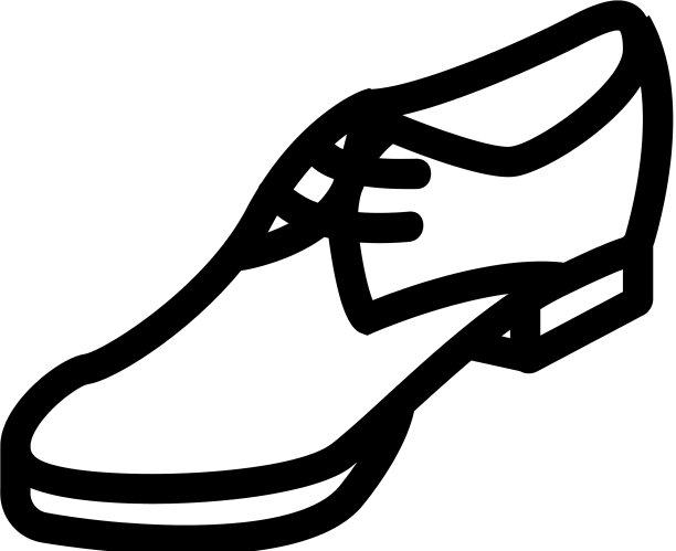 商业鞋图标轮廓图片下载