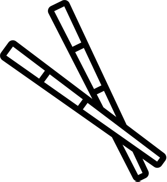 筷子寿司的图标轮廓图片下载