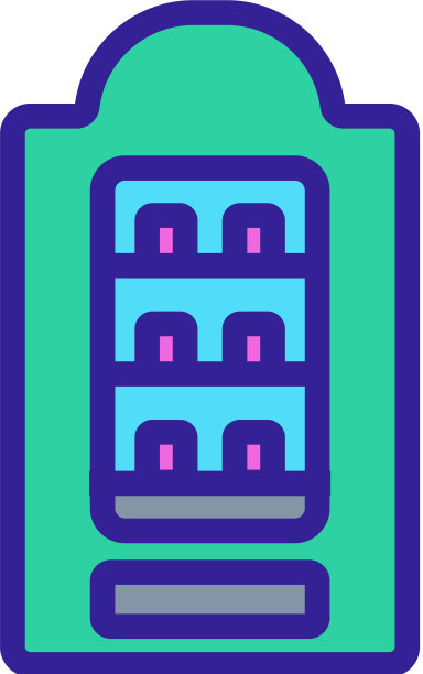 热咖啡和茶自动售货机图标图片下载