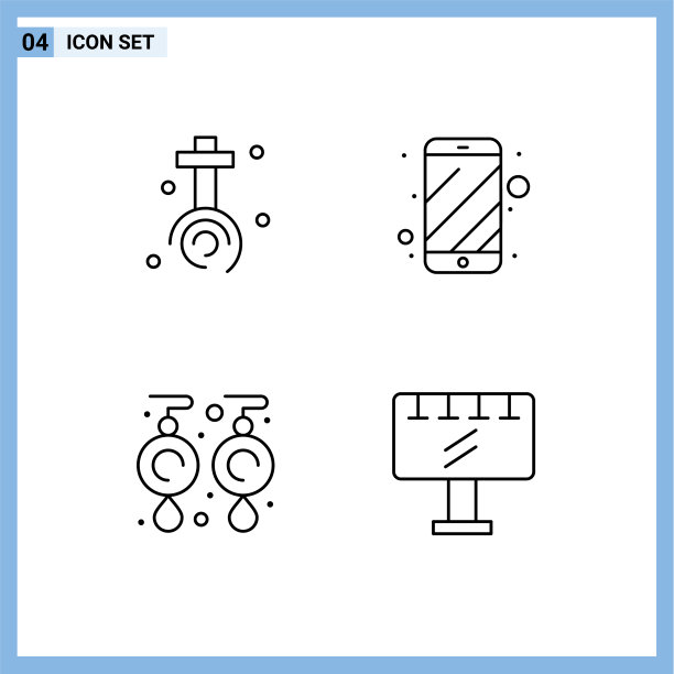 4 .通用线标志符号庆祝图片下载