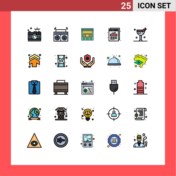 25组填线平色标志和图片下载