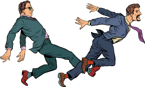 男人对抗竞争图片下载