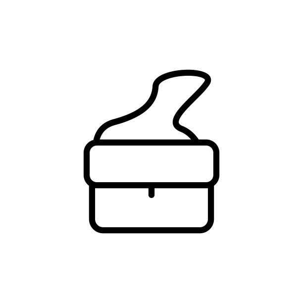 时尚包概念线图标简约元素图片下载