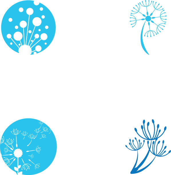 蒲公英图标设计图片下载