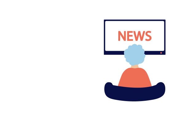 老年人呆在家里看电视图片下载