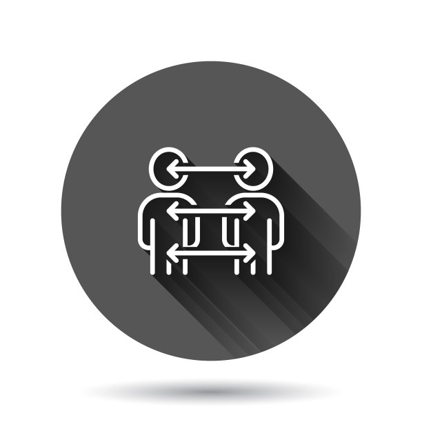 人们推荐图标在扁平化风格的业务图片下载