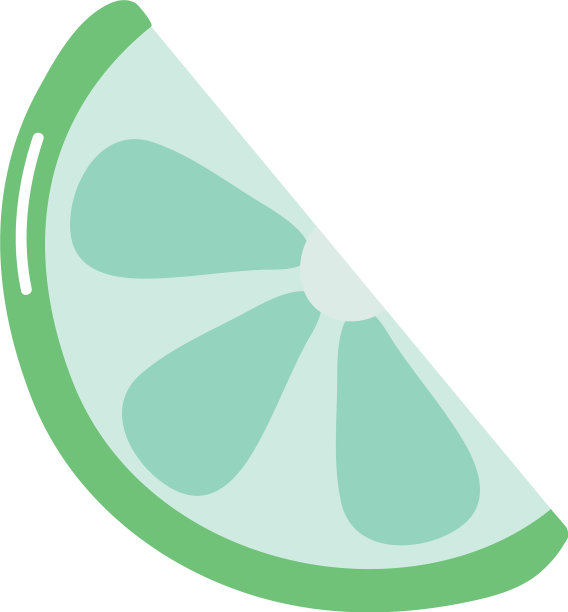 柠檬片图标平风格图片下载